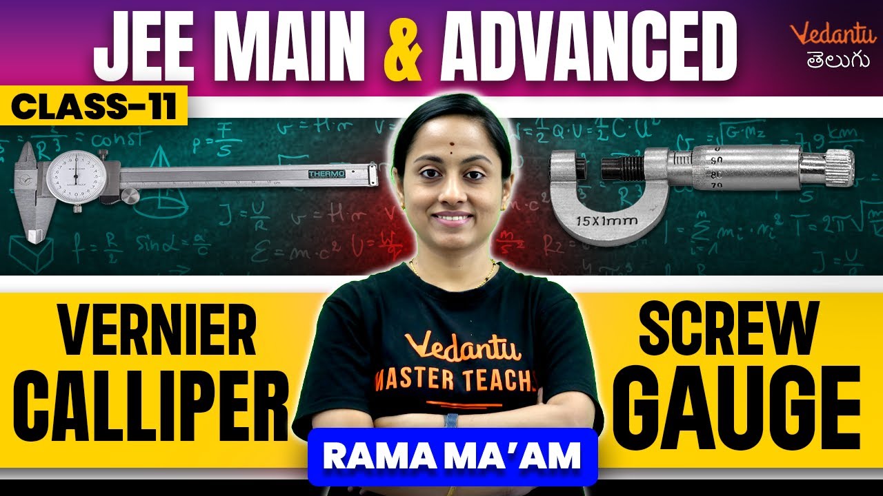 Vernier Caliper & Screw Gauge Class 11 | How to Use, Least Count & Zero Error Explained | KRD Madam