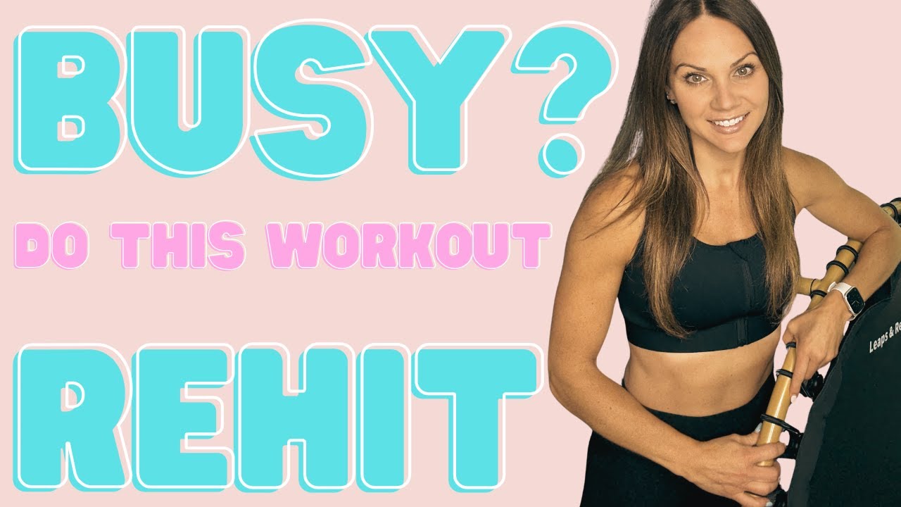 10 Minute REHIT Rebounding Workout | 1000 Steps, Burn Fat & Reduce Inflammation