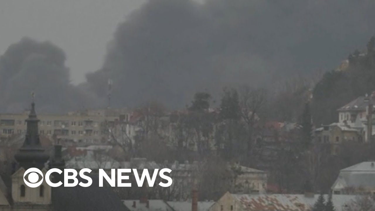 Explosions reported near Lviv, Ukraine