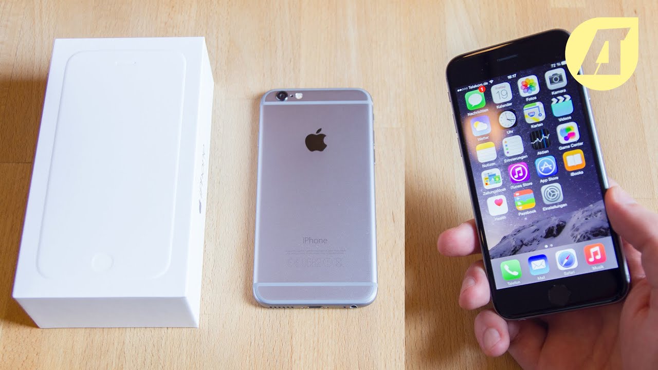 iPhone 6 ausgepackt (Unboxing)