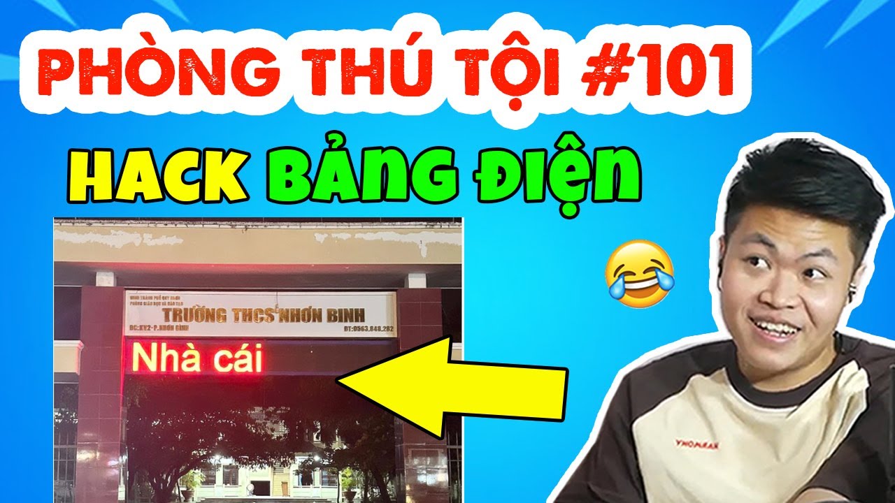 Hack bảng điện cổng trường đổi thành TRẠI TẠM GIAM 🤣 Gia đình bất ổn: Hảo bố cay cú đập vỡ tivi 😆