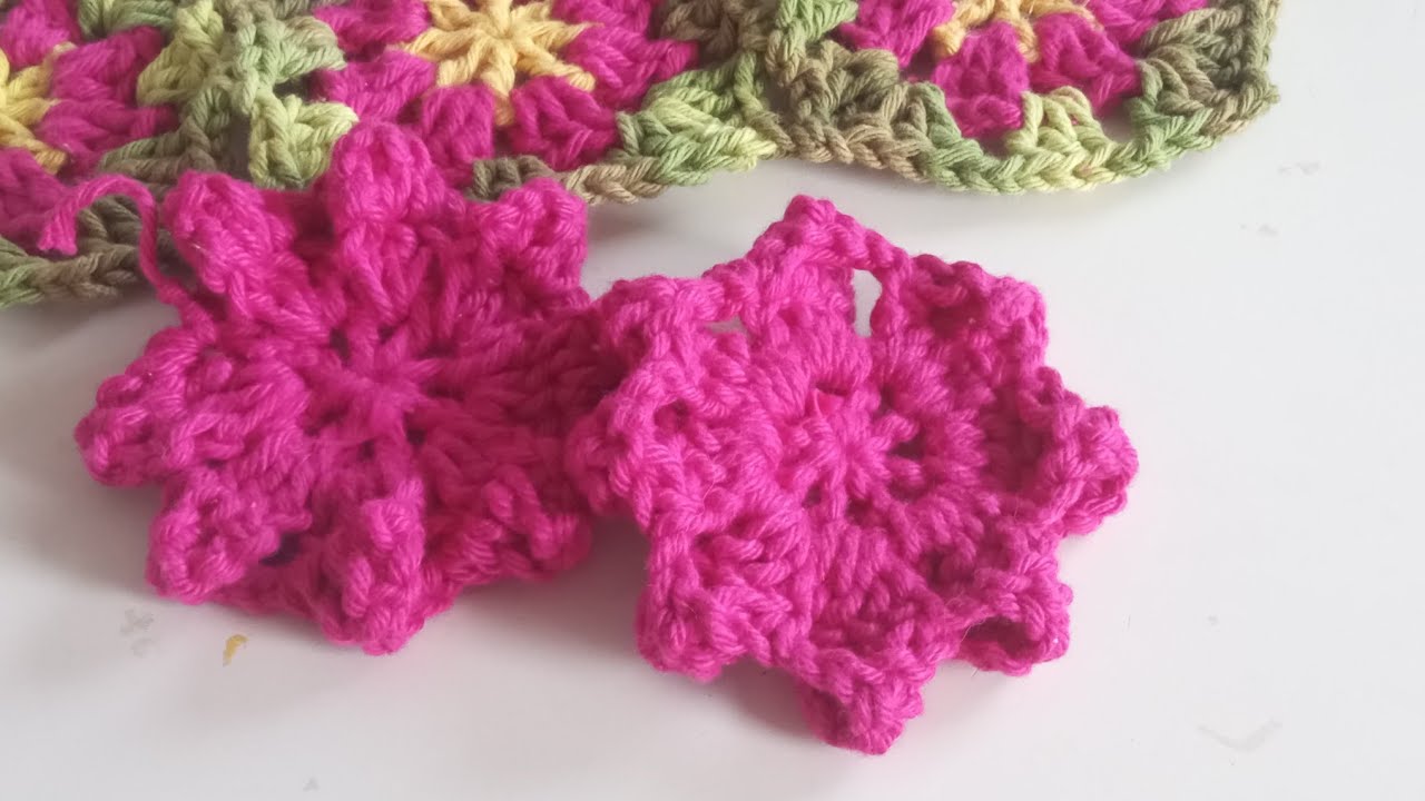 Flor  em crochê catavento diferente 2026
