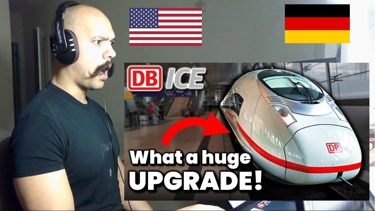 American Reacts To Germany’s incredible BRAND NEW high speed train – the ICE 3neo