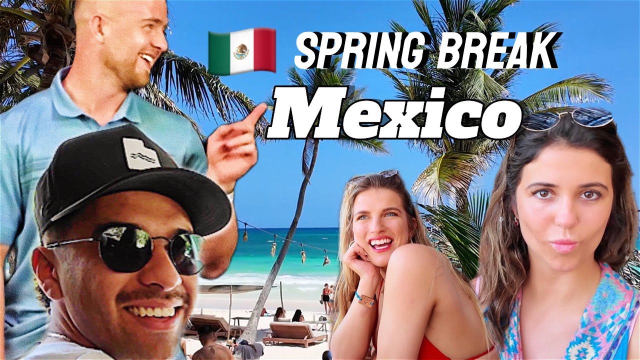 CANCUN SPRING BREAK 2024 PART 1 (American Friend First Time)