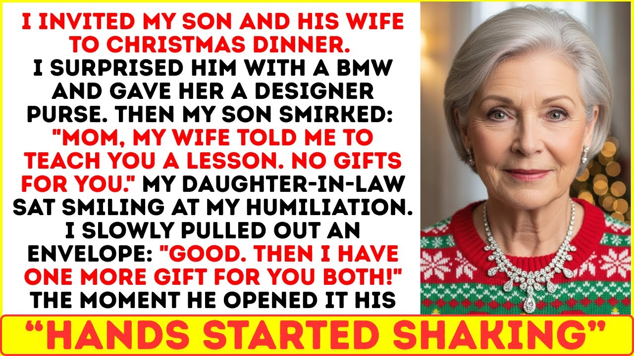 “No Gifts For YOU, Mom. You Need To Learn A Lesson,” My Son Smirked On Christmas Eve. He Had No Idea