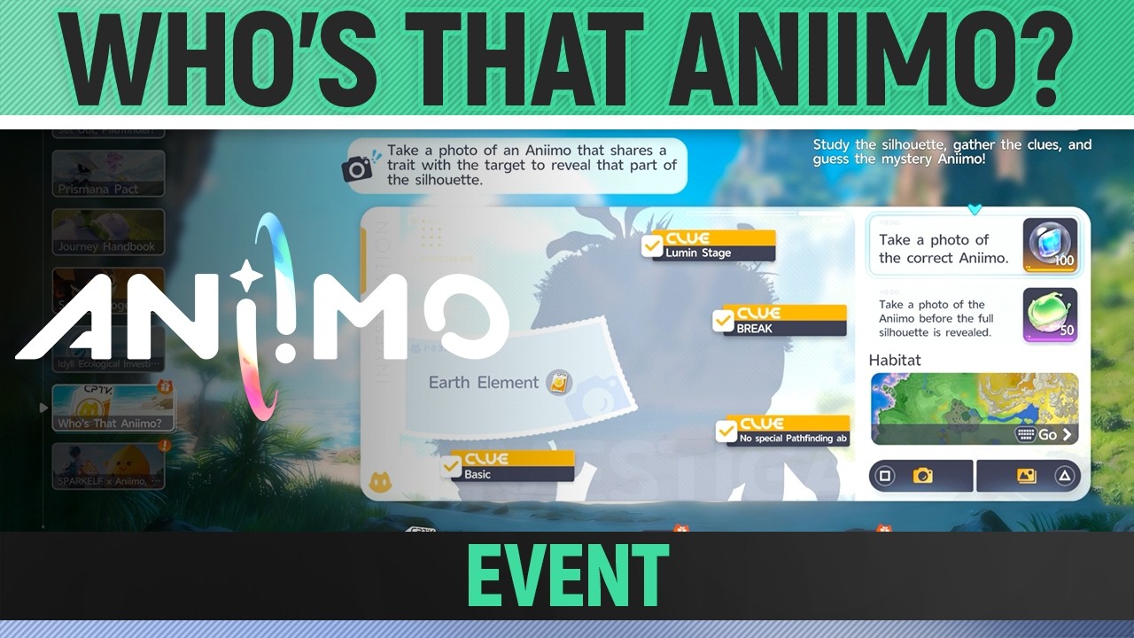 Aniimo - Who's That Aniimo? - Event Guide Location
