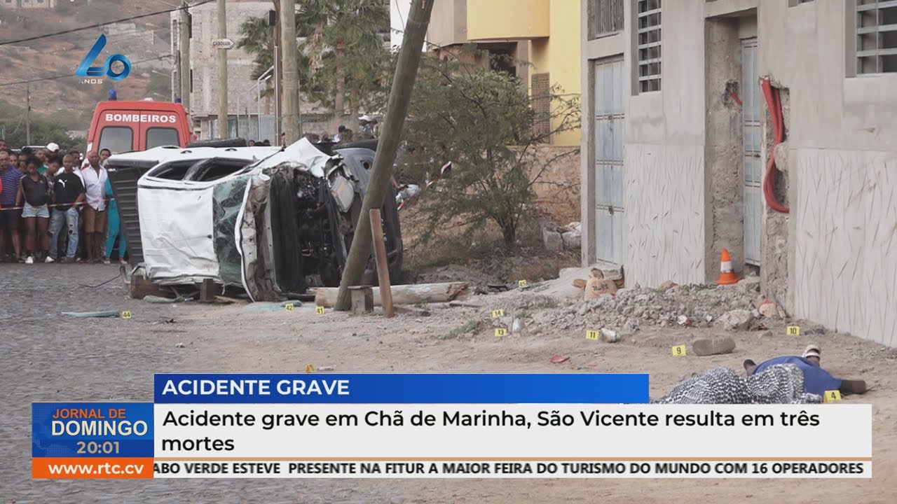 Acidente grave em Chã de Marinha, São Vicente resulta em três mortes