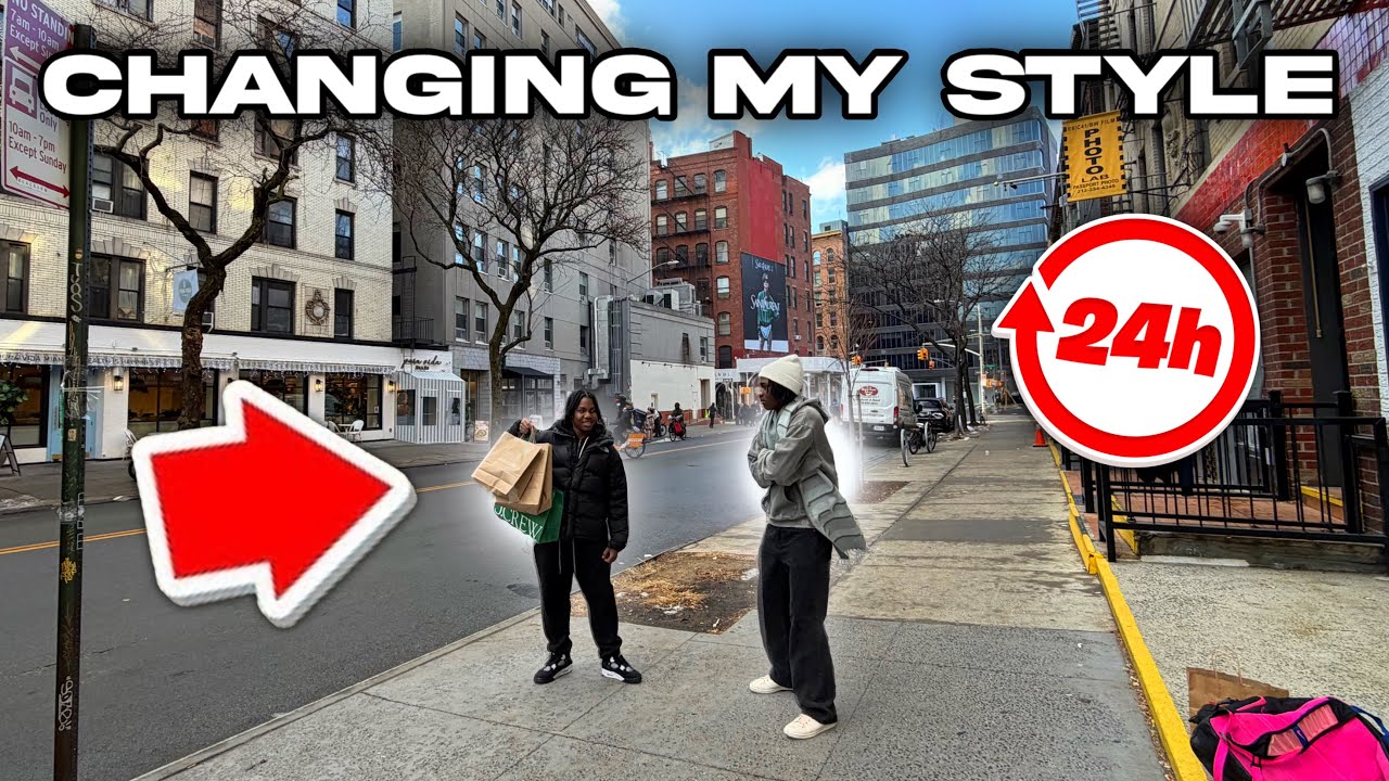 CHANGING UP MY STYLE FOR THE DAY | 24hrs