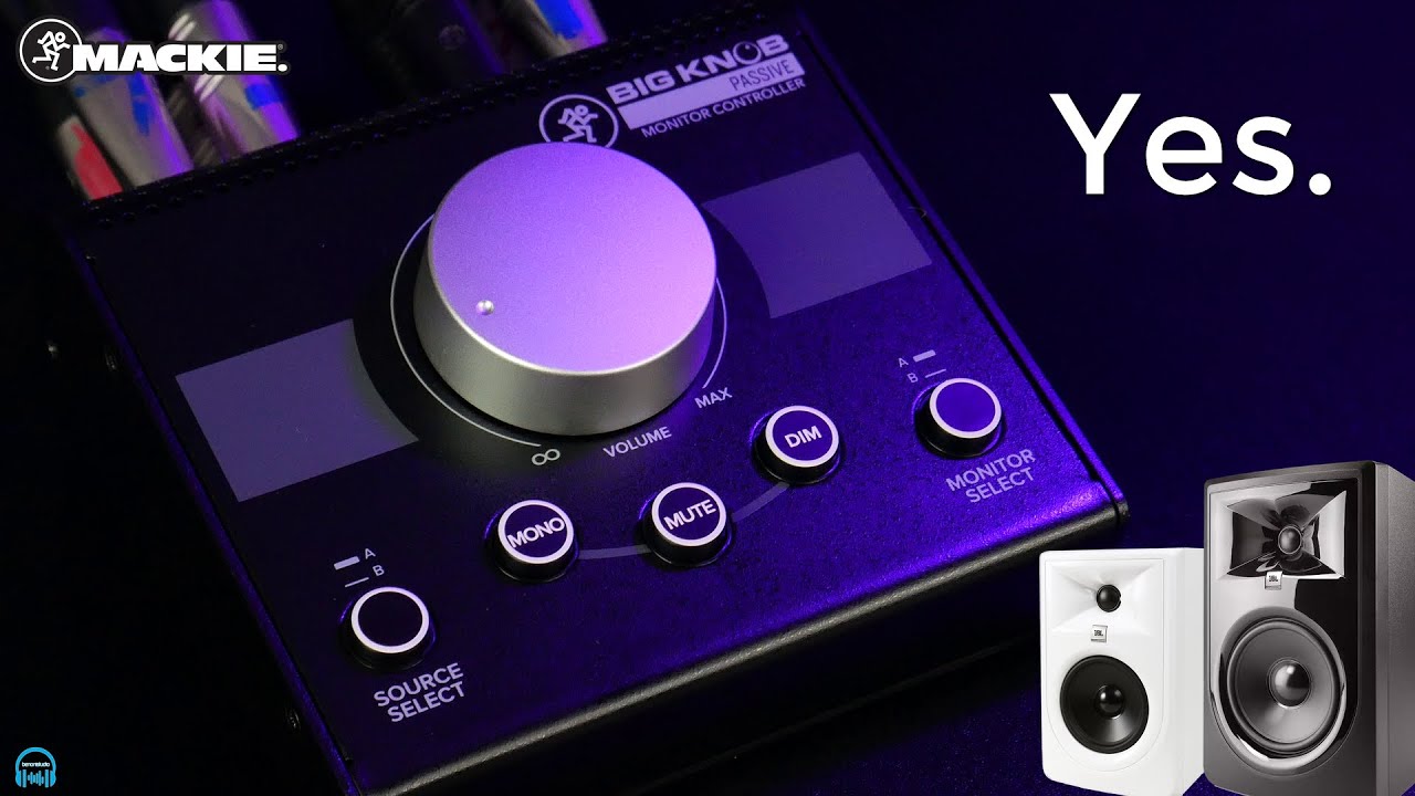 MACKIE BIG KNOB PASSIVE - MONITOR/INTERFACE SWITCHER (REVIEWED) 🔥