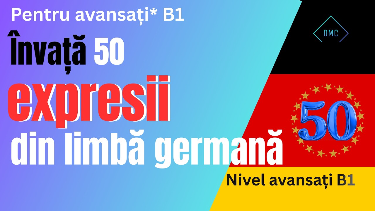 Expresii uzuale germane - Nivel avansati B1