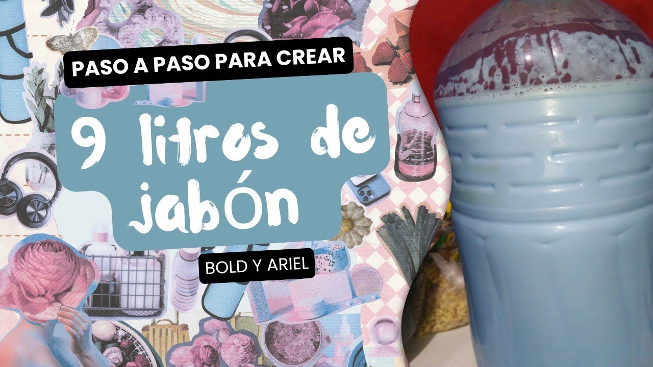 9 litros de jabón bold Ariel #limpieza #tips #lifestyle #ahorro 