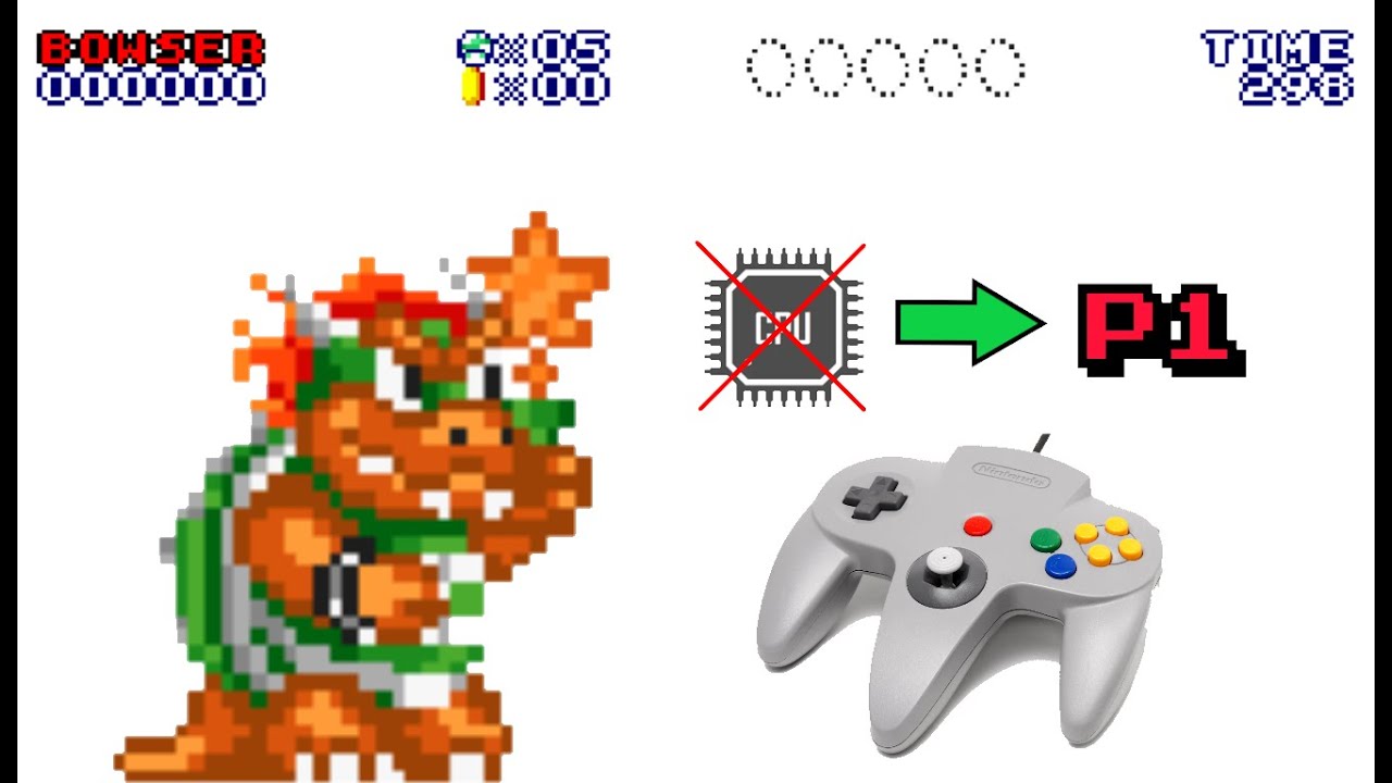 Super Mario Construct (PC) - How to PLAY as BOWSER in Your Level!