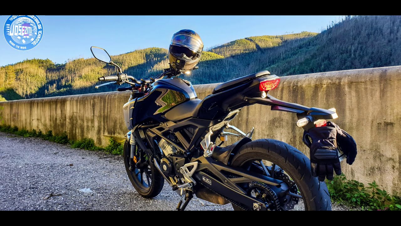 Honda CB 125 R - O meu teste (inclui top speed); problemas com as câmeras.