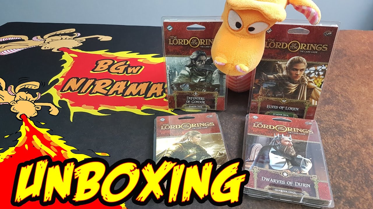 The Lord of the Rings: The Card Game &ndash; Revised Core Set - Expansion packs Unboxing