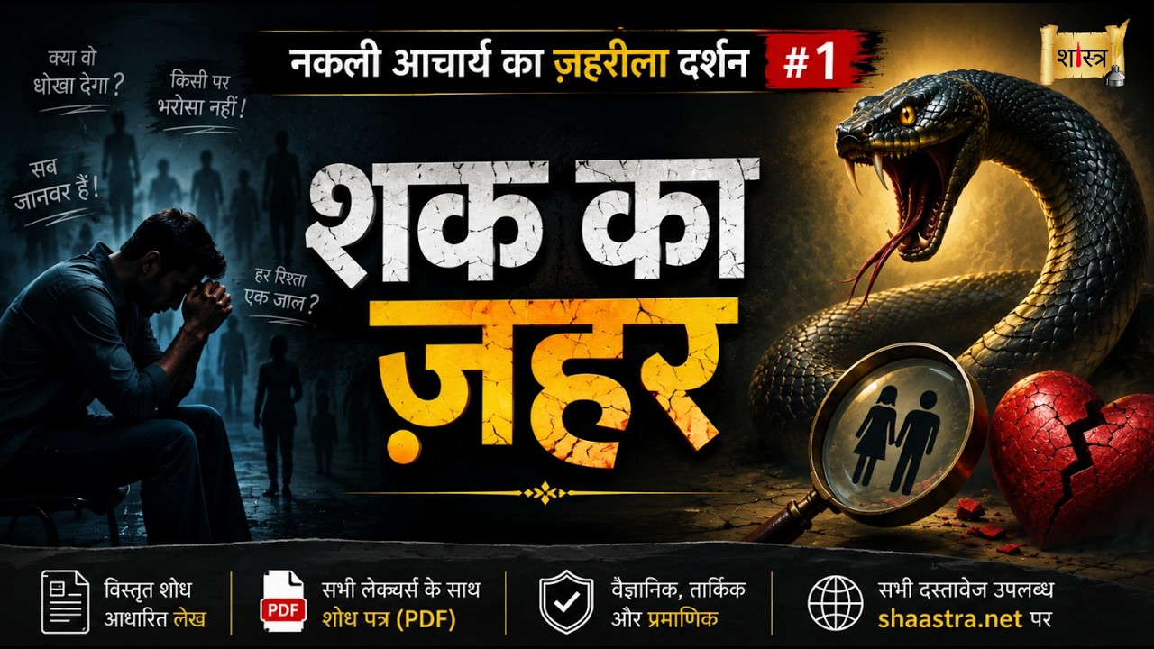 शक का ज़हर | Fake आचार्य का जहरीला दर्शन - 1/6 | #exposedeverymonth