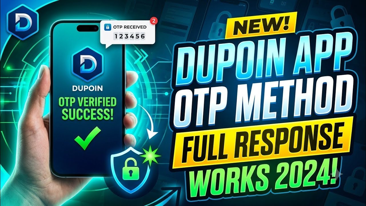 Dupoin App OTP method New app full response 🔥