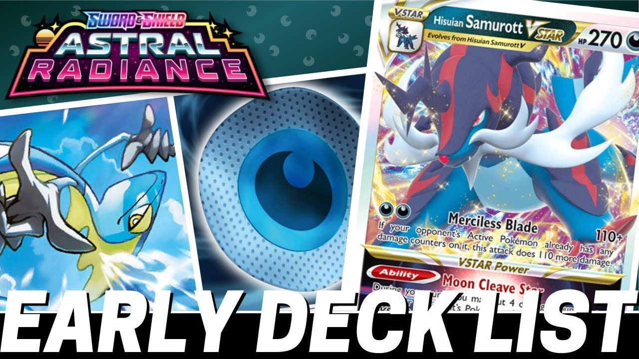 Hisuian Samurott VSTAR Early Deck Profile!