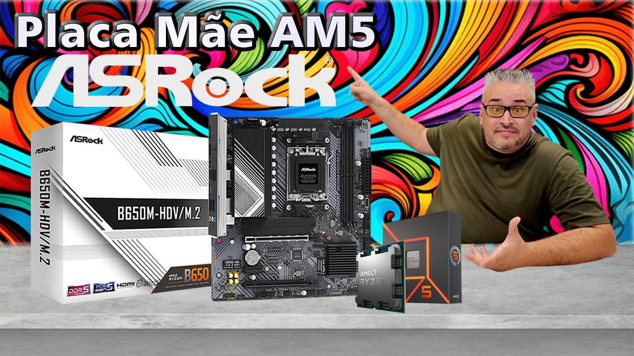 AsRock B650M-HDV/M.2 em 2025 !!! A placa Mãe AM5 com VRM forte para seu Ryzen 7000 8000 ou 9000 !!!