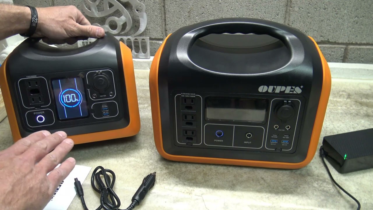 FREE ELECTRICITY FROM SOLAR - OUPES Portable Power Station - LiFePO4!  - 1200 Watts of Excellence!