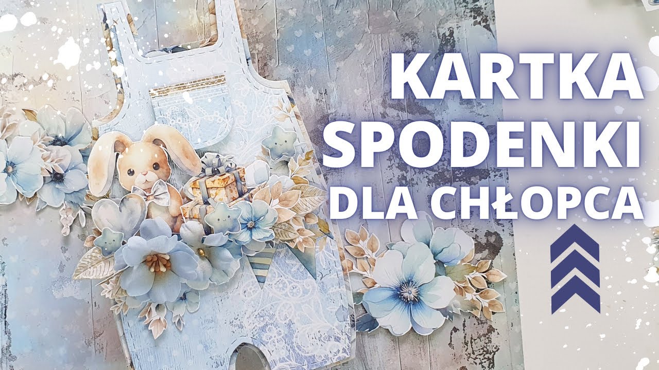 Kartka spodenki. Urodzinki chłopca. Card for a boy. Cardmaking.