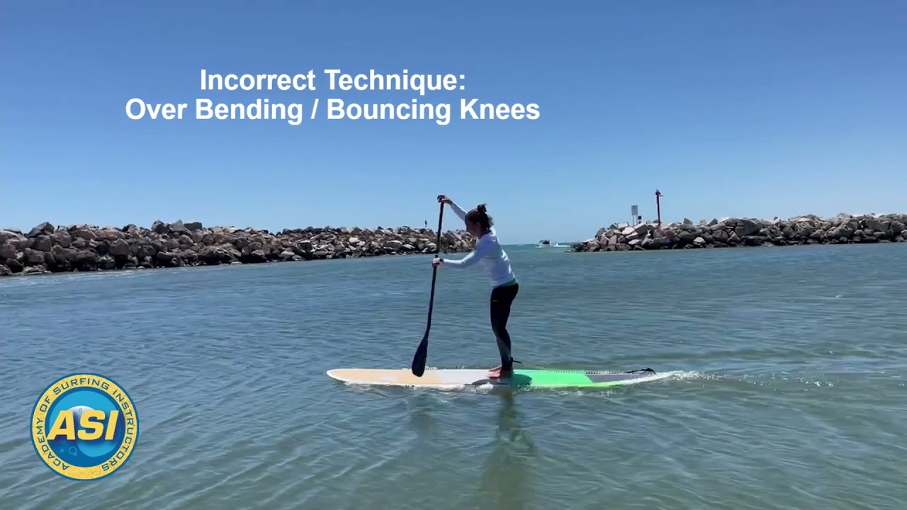Incorrect Technique - SUP - Over bending knees