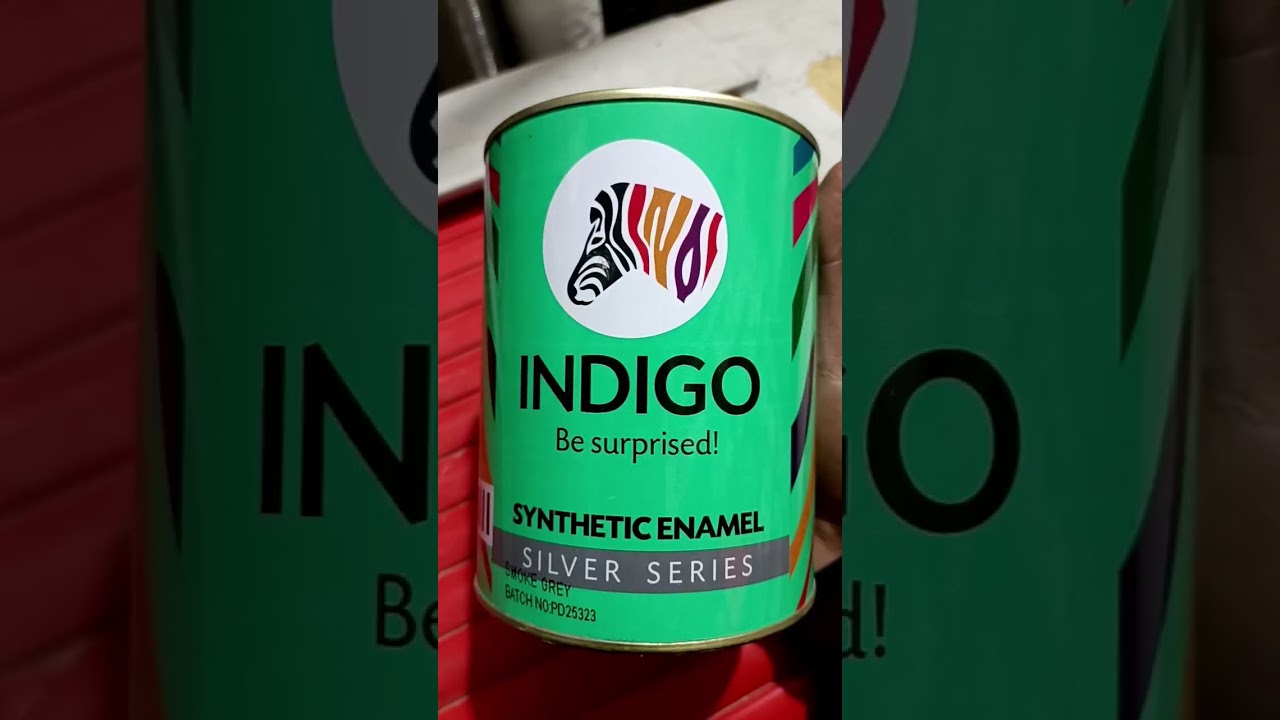 Indigo paint synthetic enamel sm-gray 