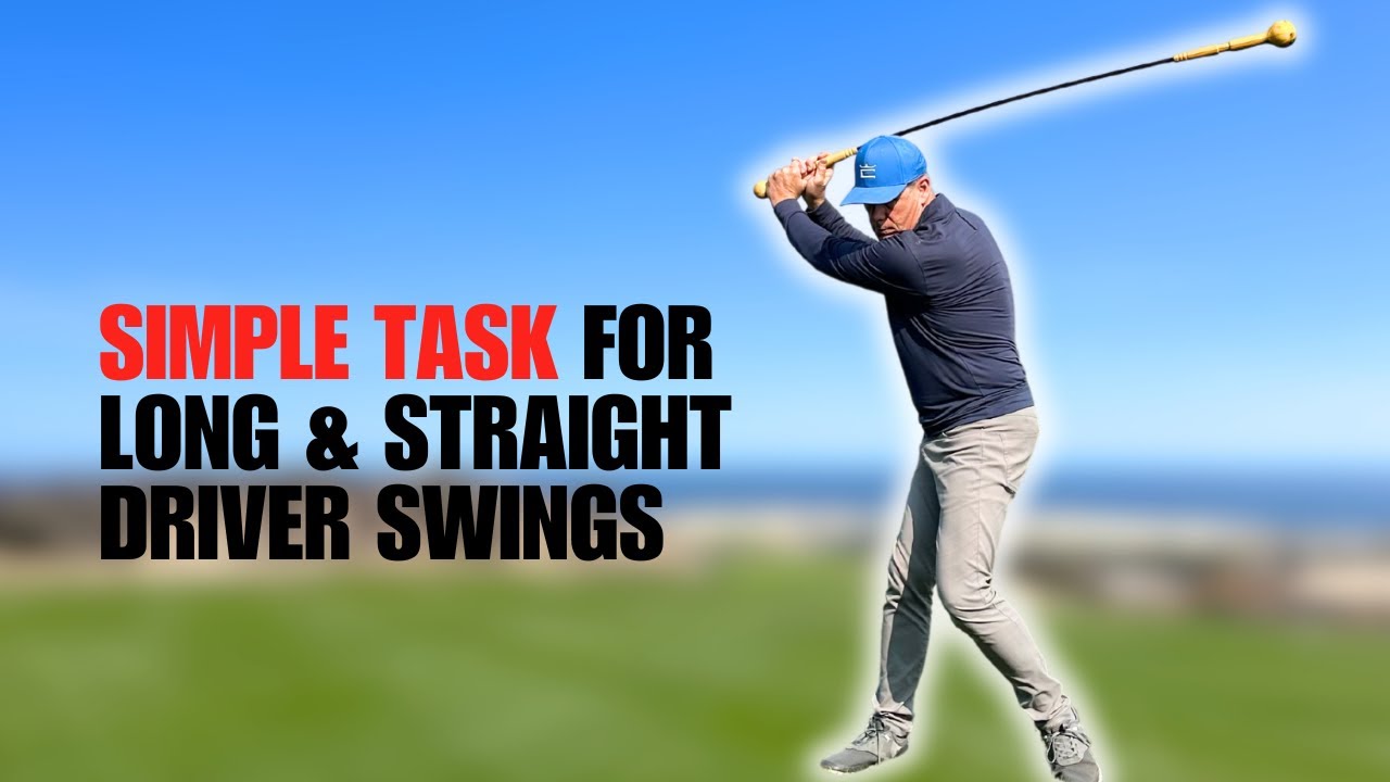 HOW TO LET THE DRIVER SWING ITSELF THROUGH THE BALL TO THE TARGET!  Feels so easy!