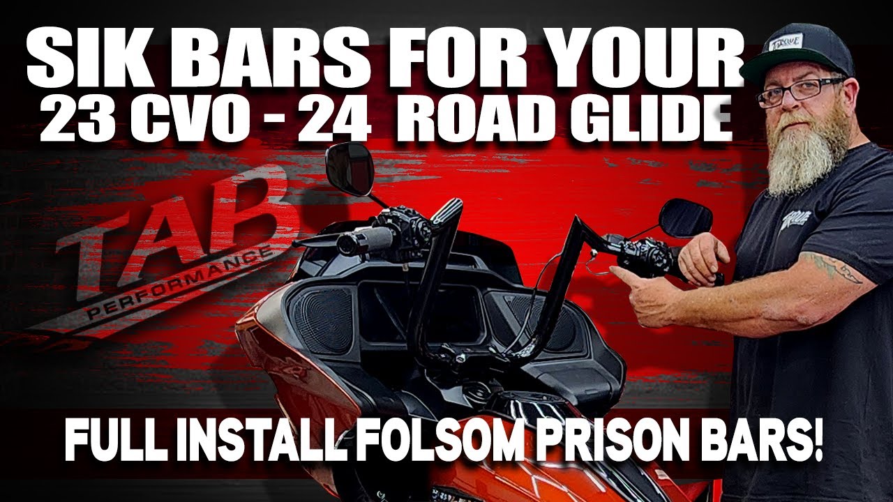 ⚡Transform Your 2024 Harley Davidson Road Glide with @TABPerformance  Folsom Prison Handlebars!⚡
