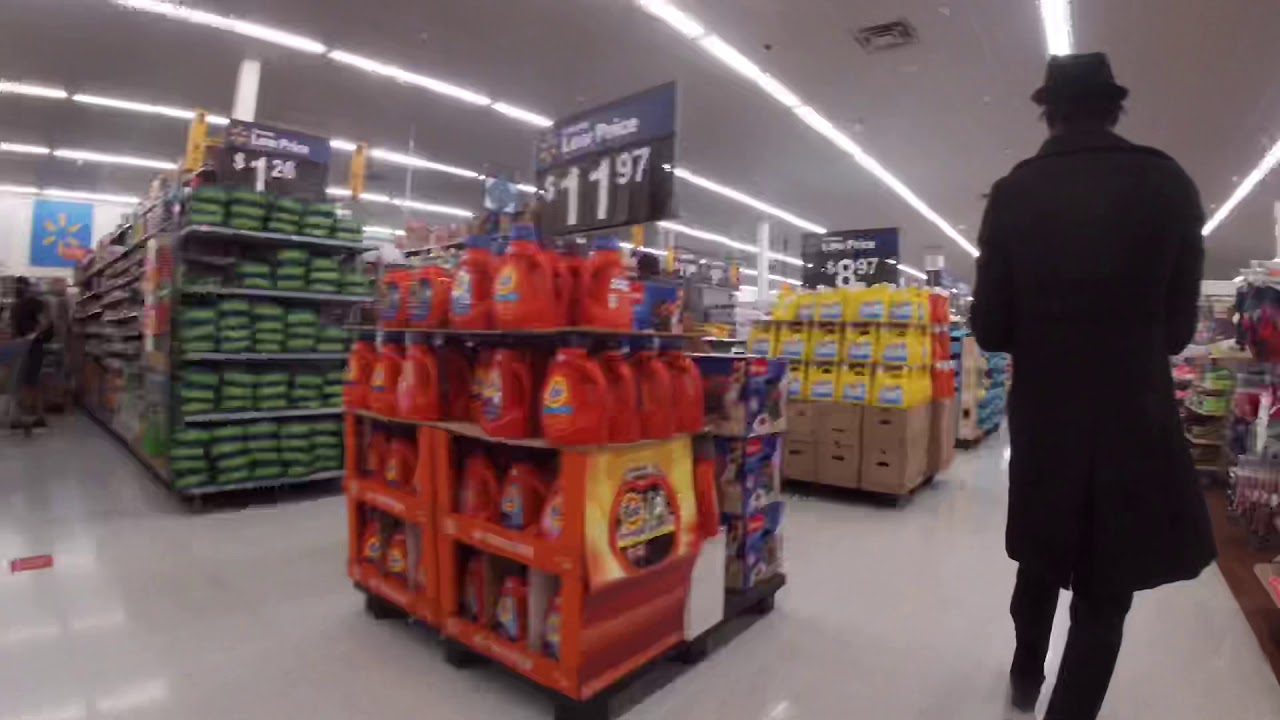 Walking around Walmart in Plague Doctor costume