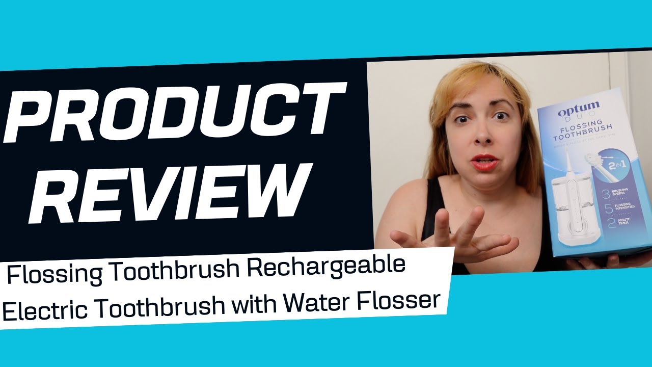 Flossing Toothbrush Rechargeable Electric Toothbrush with Water Flosser REVIEW!