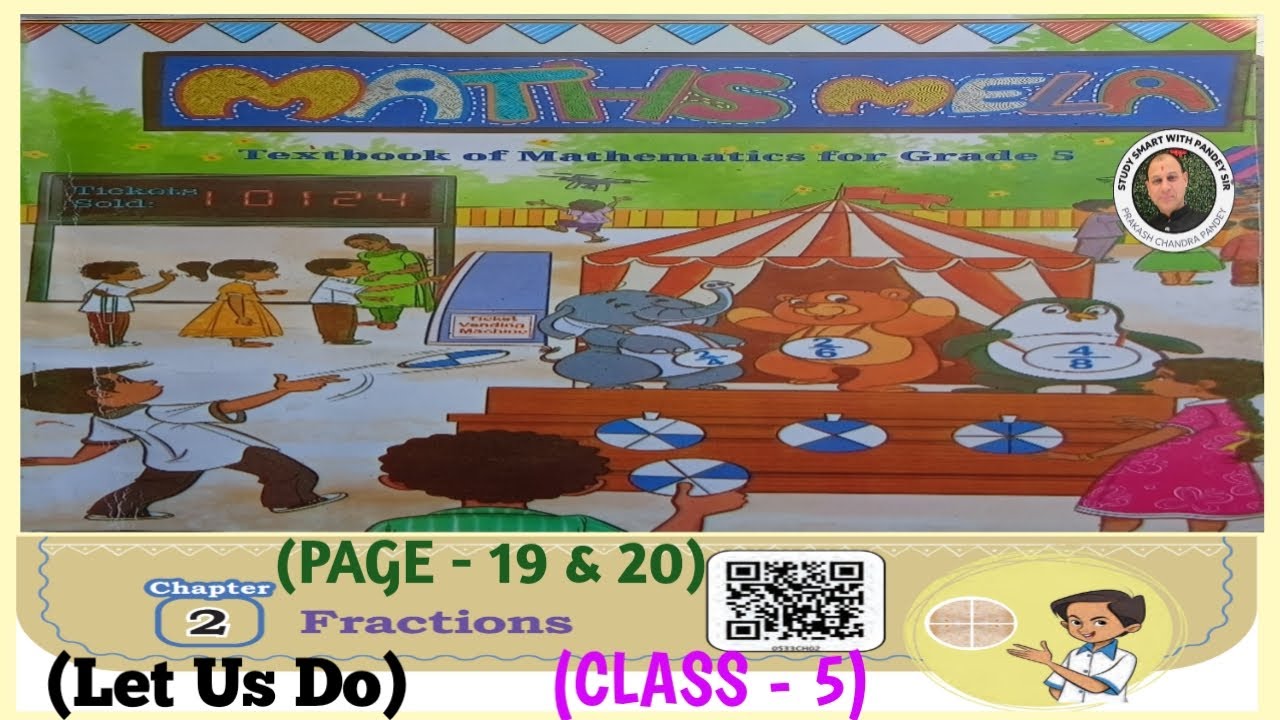 MATHS MELA  ( CLASS  - 5)   FRACTIONS   (PAGE - 19 & 20)