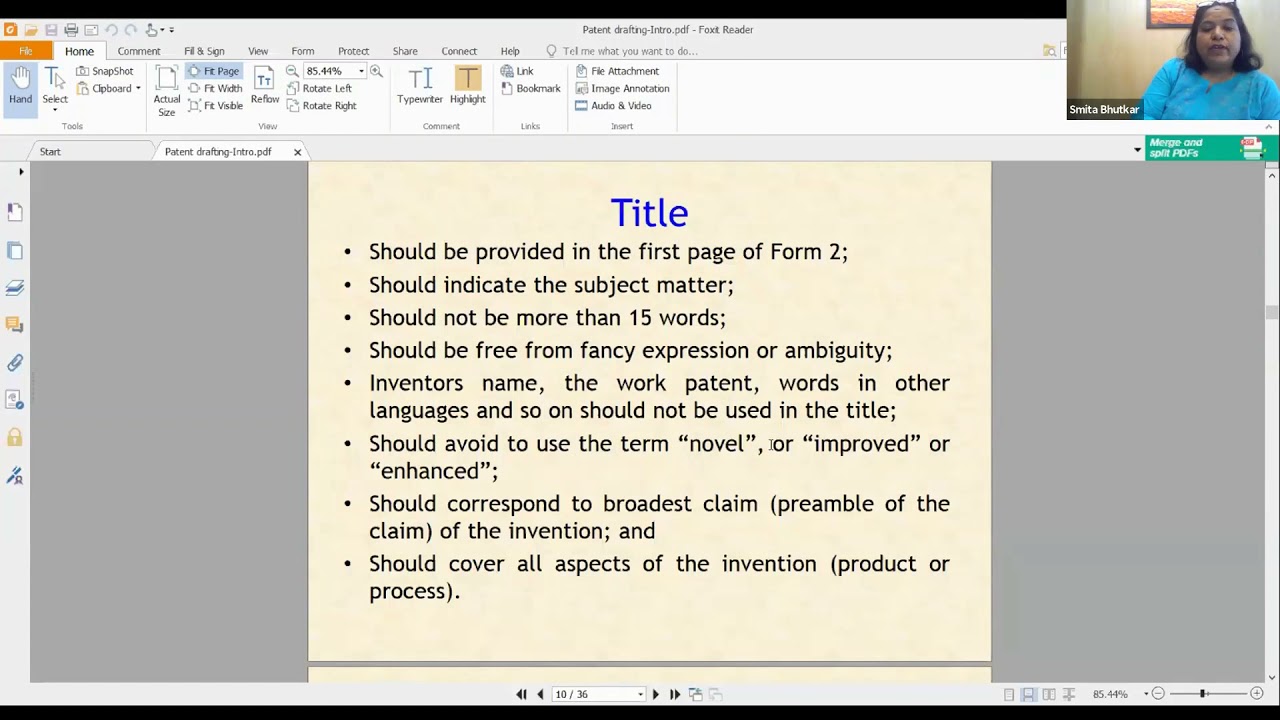 Patent Drafting for Beginners