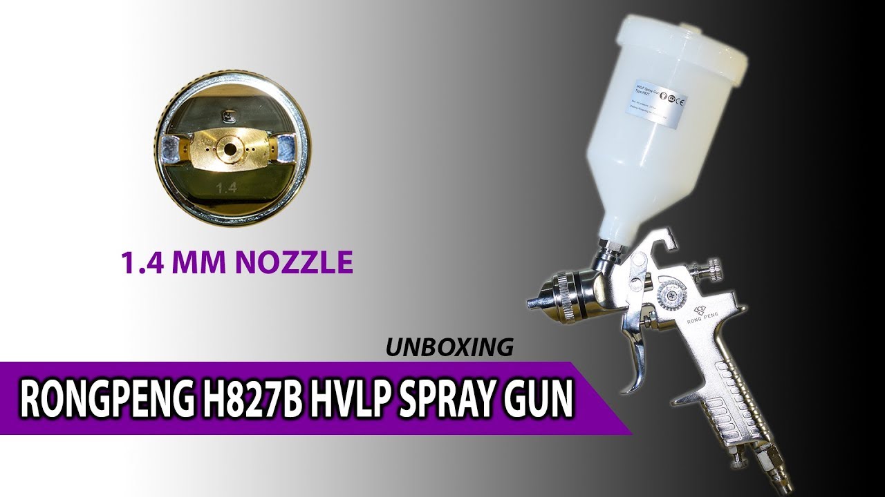 Unboxing Of Rongpeng HVLP H827W - Spray Gun