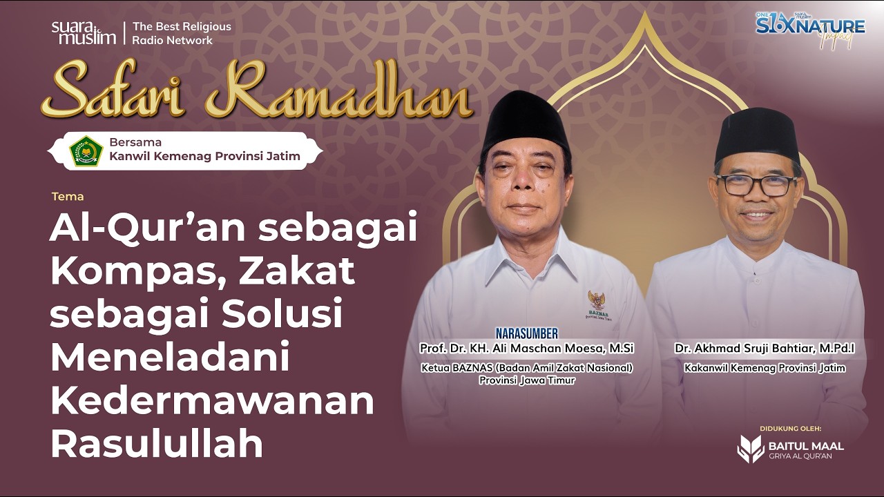 Al Qur'an Sebagai Kompas, Zakat sebagai Solusi Meneladani Kedermawanan Rasulullah