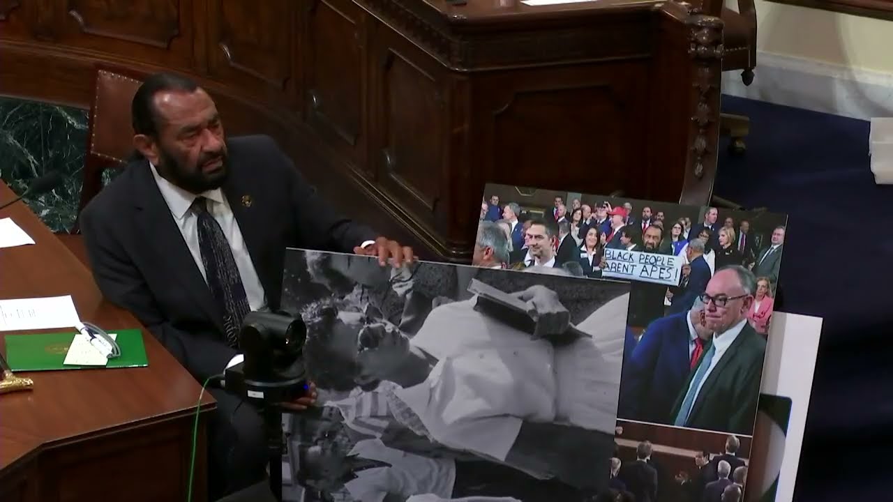 Конгрессмен Эл Грин противостоит министру Маллину по поводу темперамента Маллина и его противодей...