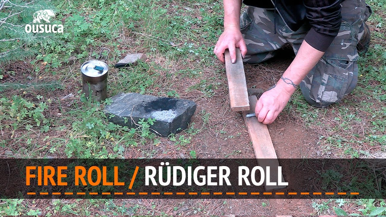 Feuer machen mit der Fire Roll / Rüdiger Roll / Watte & Asche