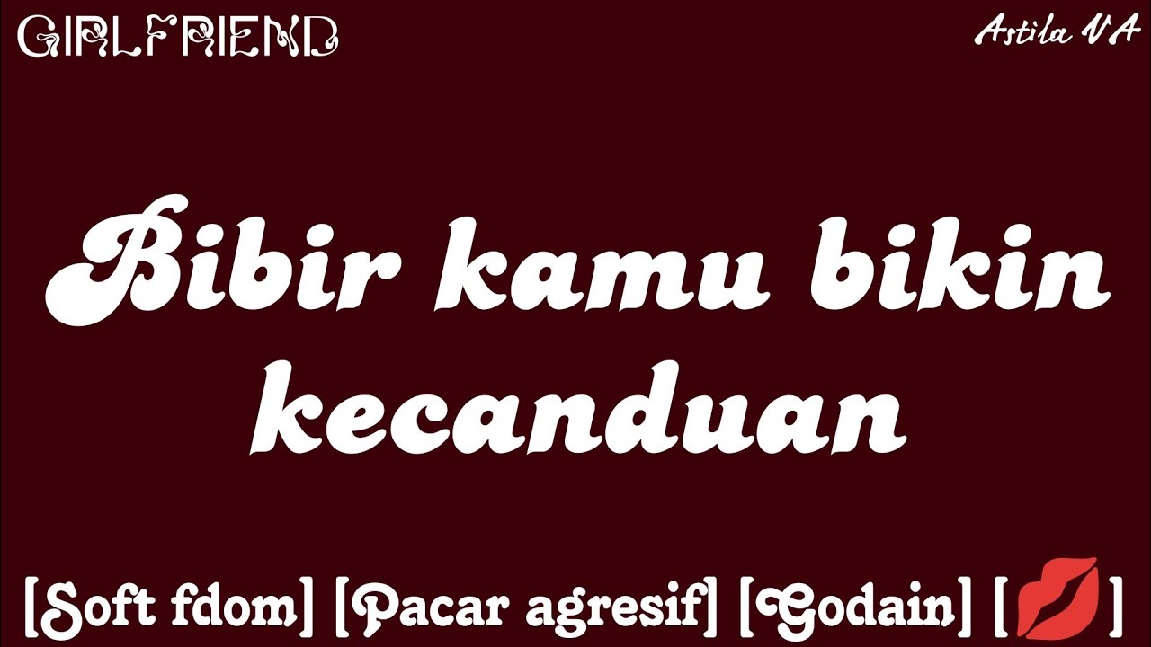 Gemes liat kamu cemburu | ASMR Cewek | [Soft fdom] [Pacar agresif] [Godain]
