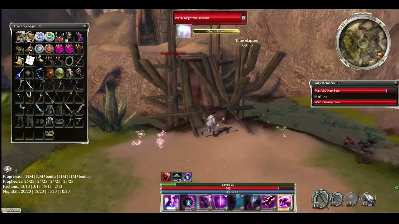 Thirsty River HM with bonus as solo mesmer