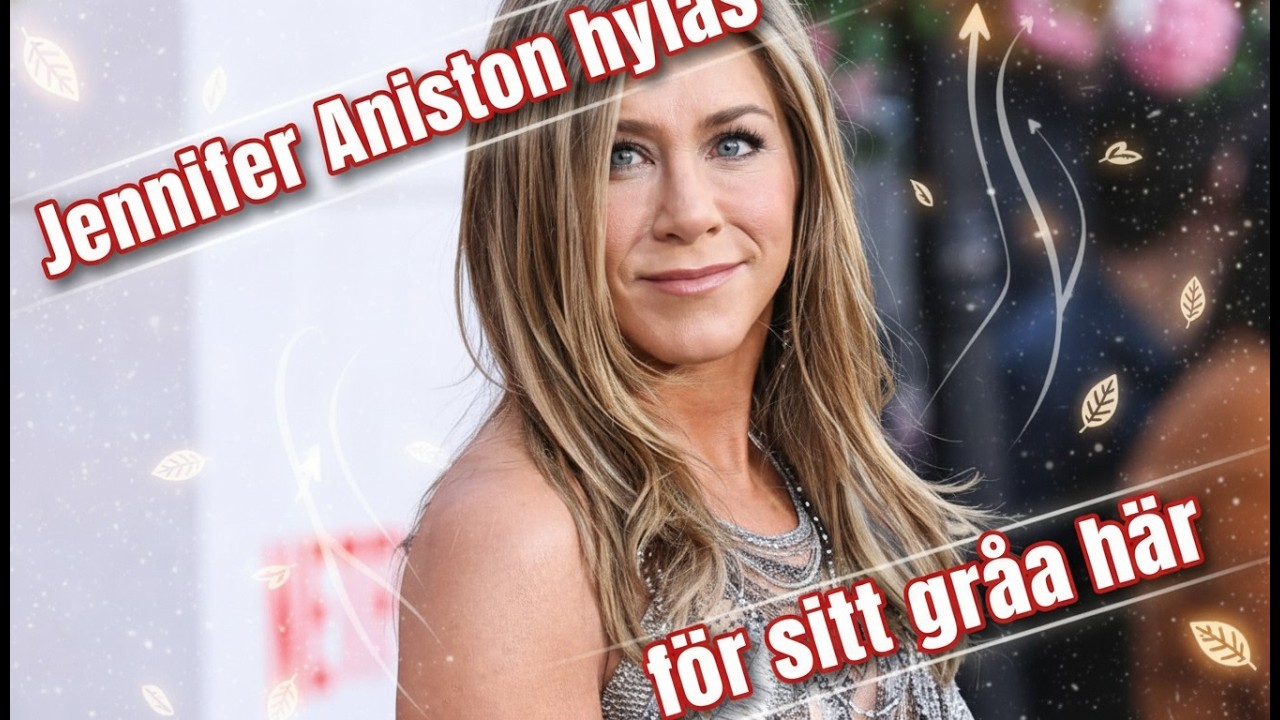 Jennifer Aniston hyllas för sitt gråa hår