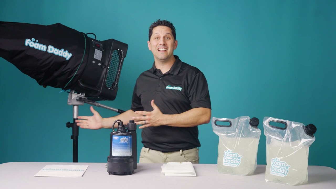 What's in the box  Large Foam Cannon