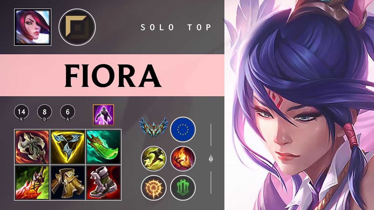 Fiora Top vs Swain - EUW Challenger Patch 26.04