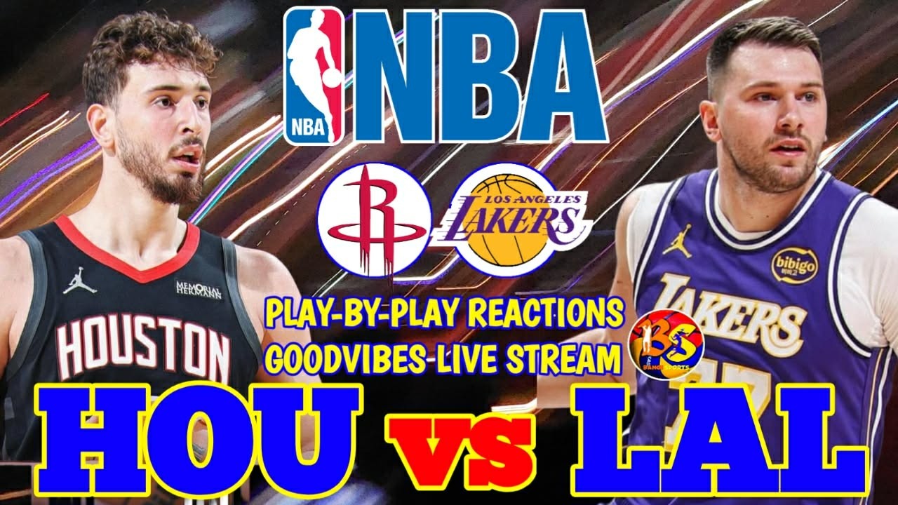 LA LAKERS at HOUSTON I NBA SEASON 2025-26 I PLAY-BY-PLAY REACTIONS