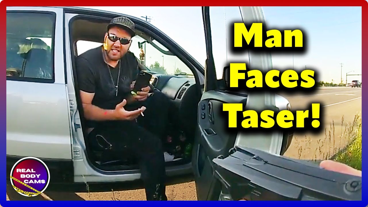 Seatbelt? Optional! Identity? Secret! - Belligerent Passenger vs Taser!