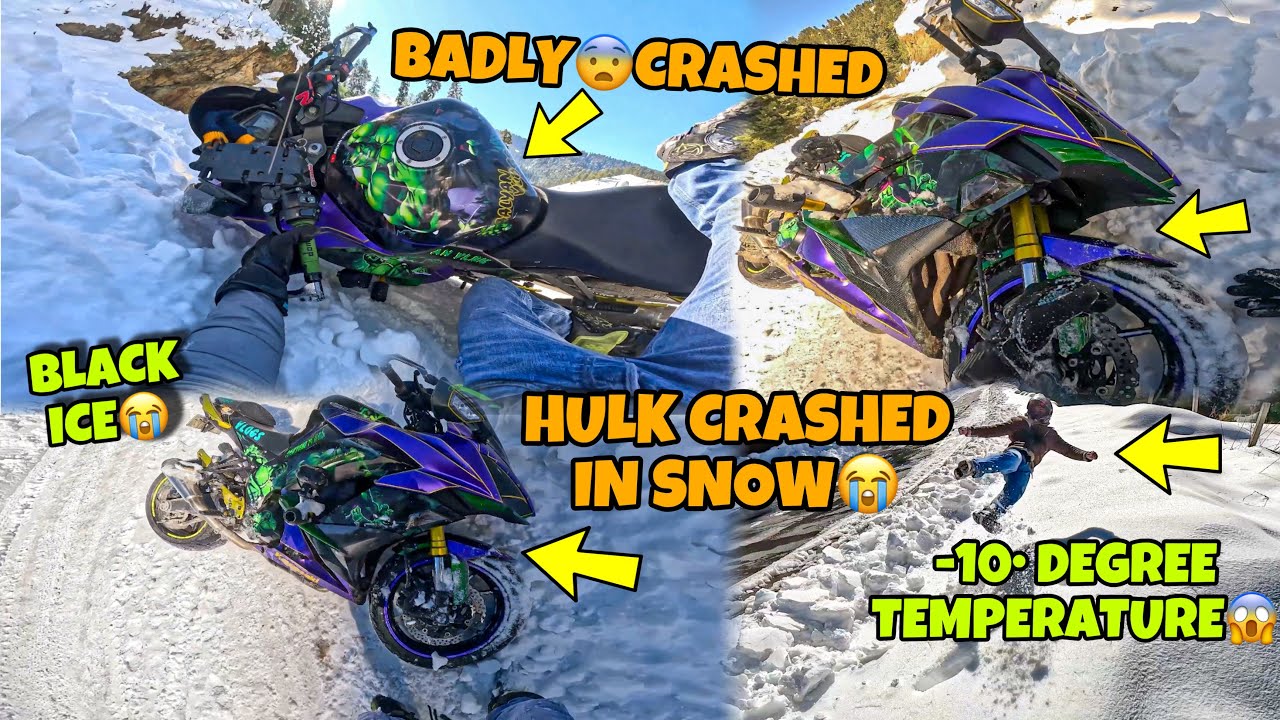 Hulk Crashed in Snow😨 Heavy Snow -10 Degree Temperature😭 EPISODE - 2   Preparation for Ladakh Ride