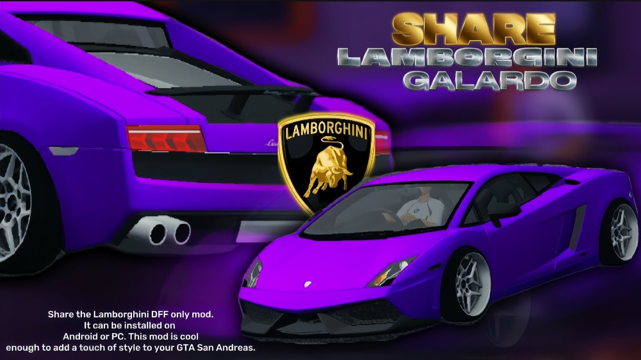 [SHARE] MOD MOBIL LAMBORGINI GALARDO UNGU JANDA 🫣‼️