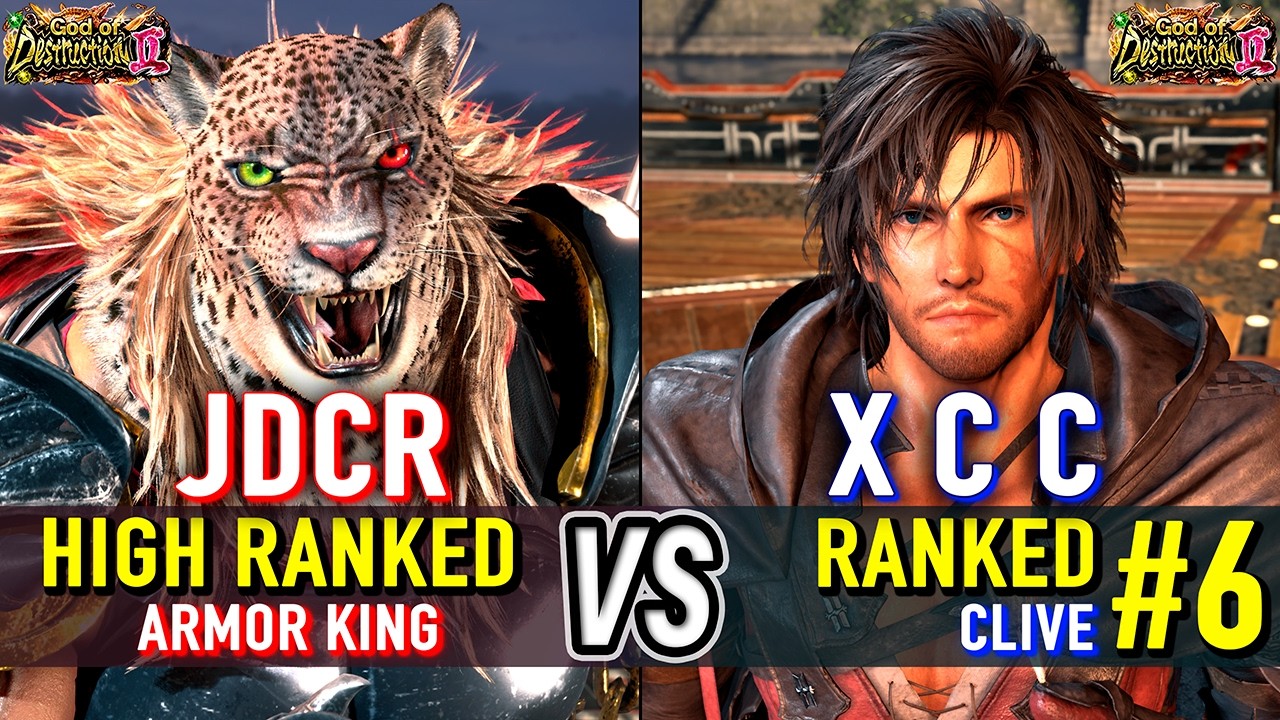 T8 🔥 JDCR (Armor King) vs X C C (#6 Ranked Clive) 🔥 Tekken 8 High Level Gameplay