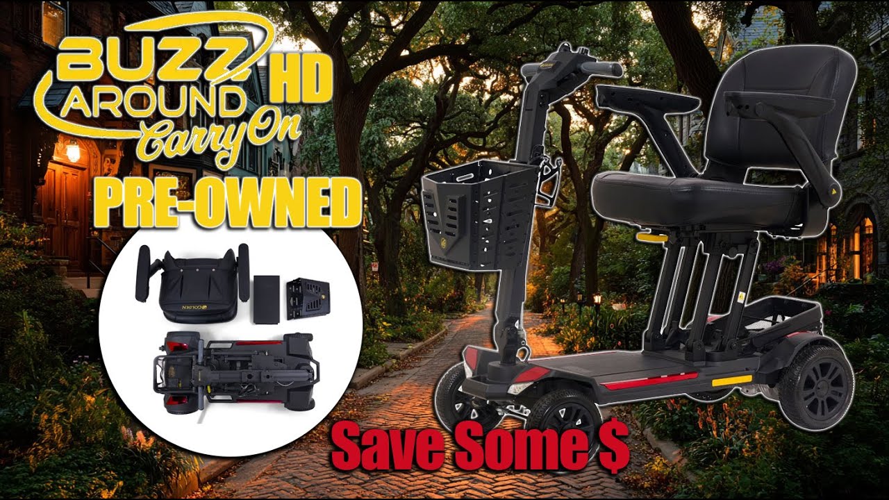 Buzzaround CarryOn HD Mobility Scooter &ndash; Save Some $ by Going Pre-Owned!