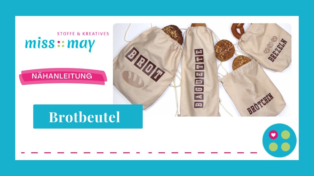 Nähanleitung Brotbeutel *mit kostenlosem Schnittplan*