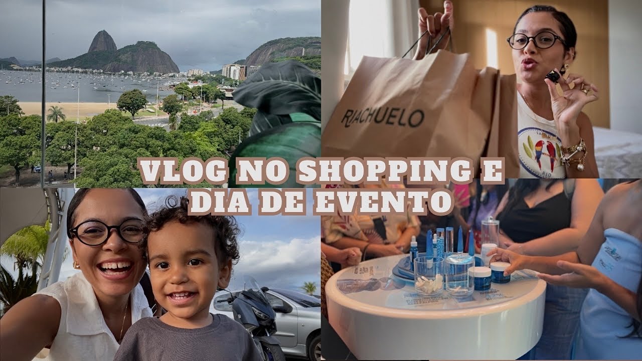 VLOG: Dia comigo no Rio 🛍️ Shopping em Botafogo + evento da La Roche + donuts em casa ✨🛍️