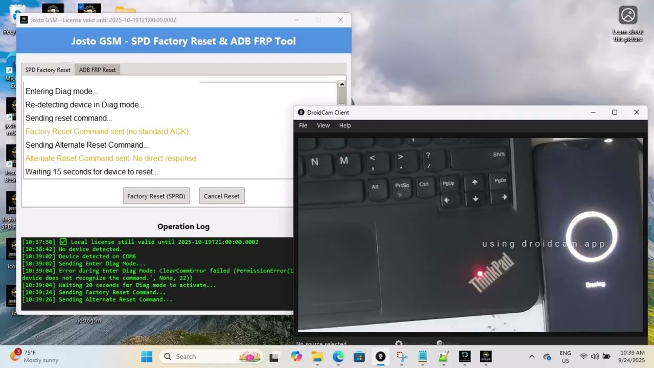 FIXED: Infinix X669 Factory Reset & FRP Bypass — Josto GSM SPD + ADB Method